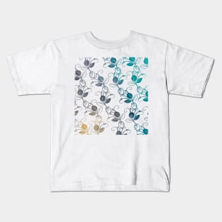 Rose Flowers Art Kids T-Shirt